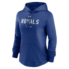 Kansas City Royals Women's Authentic Collection Pregame Performance Pullover Hoodie - Royal | Nike