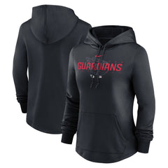Cleveland Guardians Women's Authentic Collection Pregame Performance Pullover Hoodie - Navy | Nike