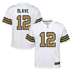 NFL New Orleans Saints Chris Olave Youth Game Jersey