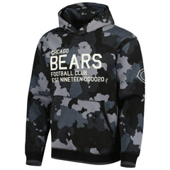 NFL Chicago Bears The Wild Collective Camo Pullover Hoodie