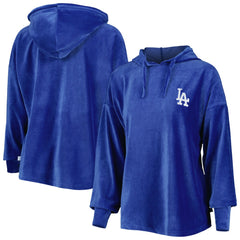Los Angeles Dodgers Touch Women's End Line Pullover Hoodie - Royal