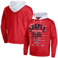 NFL Houston Texans NFL x Staple Throwback Vintage Wash Pullover Hoodie