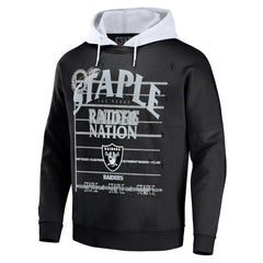 NFL Las Vegas Raiders NFL x Staple Throwback Vintage Wash Pullover Hoodie