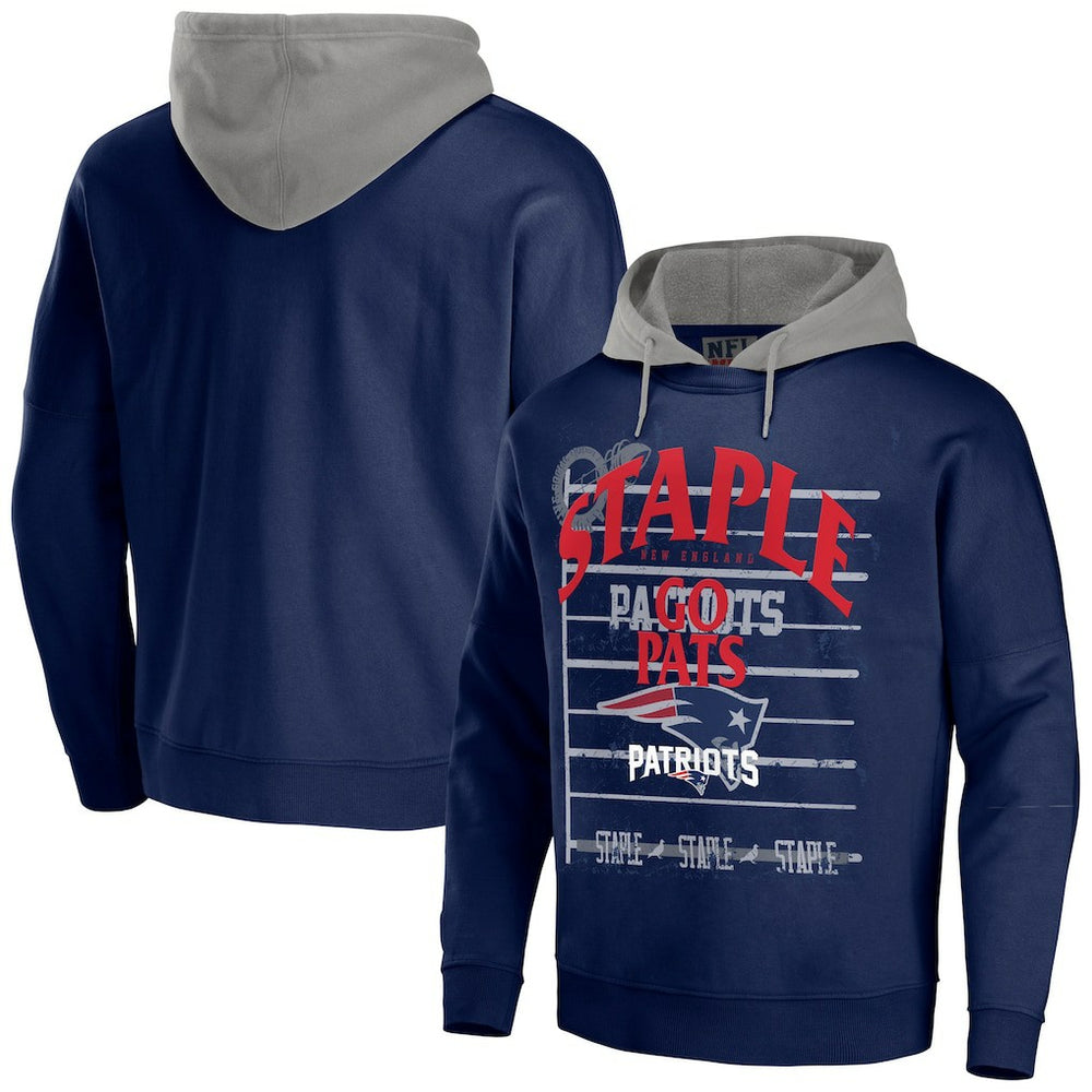 NFL New England Patriots NFL x Staple Throwback Vintage Wash Pullover Hoodie
