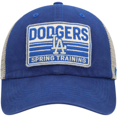 Los Angeles Dodgers Four Stroke Clean Up Trucker Snapback Hat - Royal/Tan | 47 brand