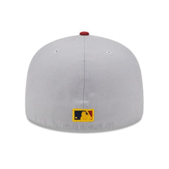 New York Yankees World Series Champions Navy Undervisor 59FIFTY Fitted Hat - Gray/Red | New Era