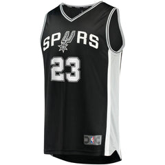 Zach Collins San Antonio Spurs Fast Break Replica Jersey - Icon Edition - Black | Fanatics sale