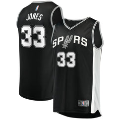 Tre Jones San Antonio Spurs Fast Break Replica Jersey - Icon Edition - Black | Fanatics on sale