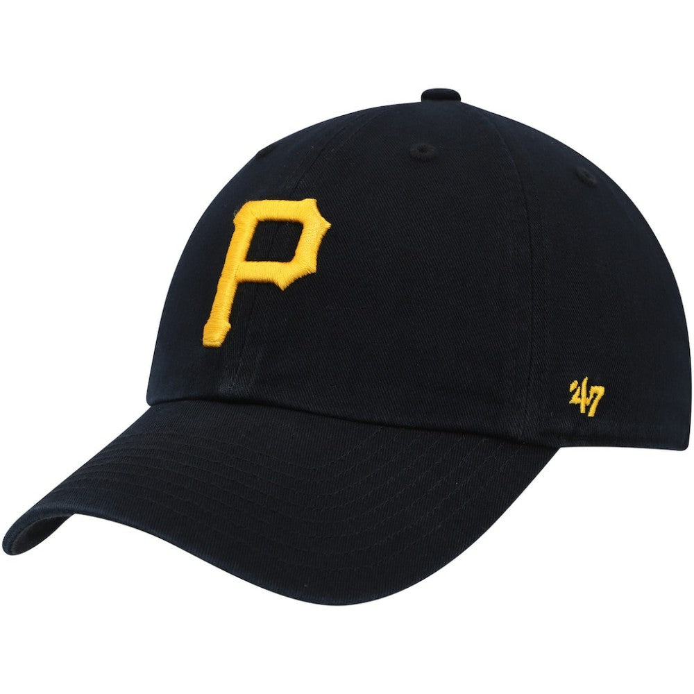 Pittsburgh Pirates Clean Up Adjustable Hat - Black | 47 brand