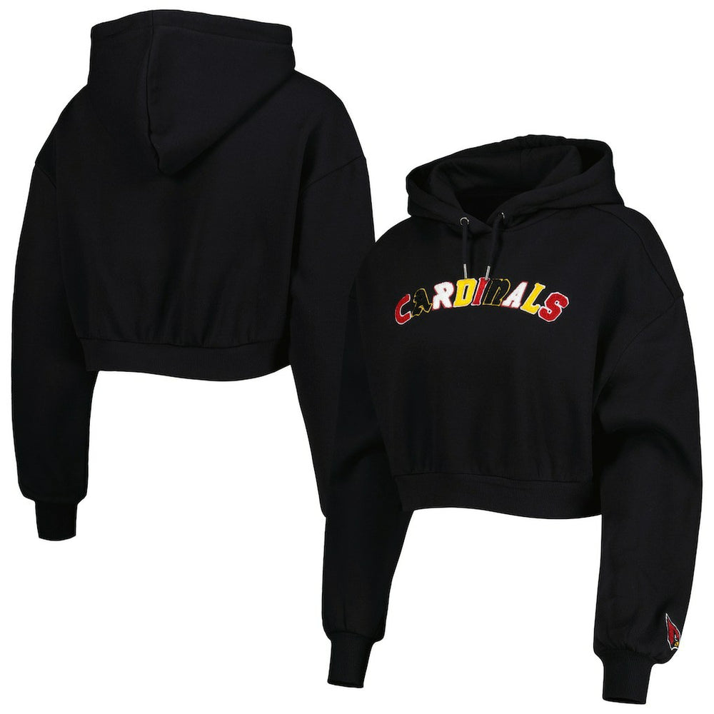 NFL Arizona Cardinals The Wild Collective Women's Cropped Pullover Hoodie