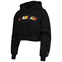 NFL Arizona Cardinals The Wild Collective Women's Cropped Pullover Hoodie