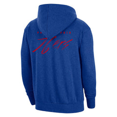 Philadelphia 76ers Courtside Versus Flight Pullover Hoodie - Heather Royal | Nike shop