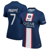 Kylian Mbappé Paris Saint-Germain Women's 2022/23 Home Replica Player Jersey / Soccer For sale