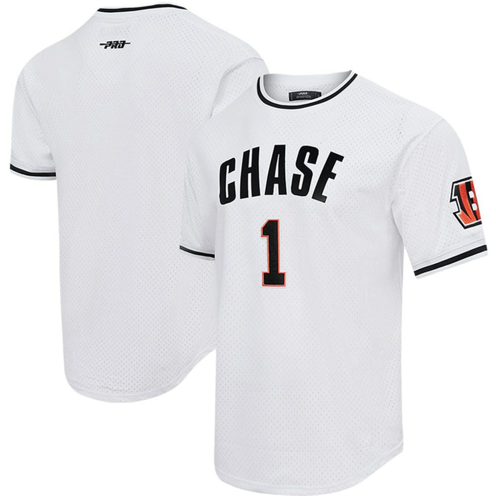 NFL Cincinnati Bengals Ja'Marr Chase Pro Standard Mesh Player Name & Number Top