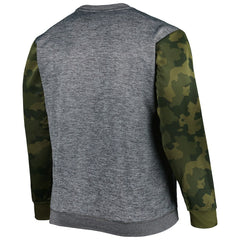Philadelphia 76ers Big & Tall Camo Stitched Sweatshirt - Heather Charcoal | Fanatics outlet