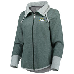 NFL Green Bay Packers Women's Sport Sun Fade Full-Zip Sweatshirt