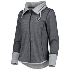 NFL Las Vegas Raiders Women's Sport Sun Fade Full-Zip Sweatshirt