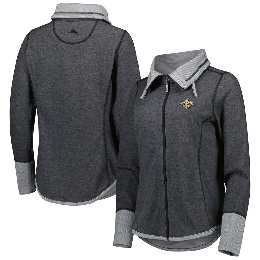 NFL New Orleans Saints Women's Sport Sun Fade Full-Zip Sweatshirt