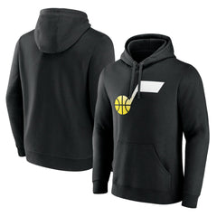 Utah Jazz Gradient Logo Pullover Hoodie - Black sale