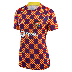 Barcelona Women's 2022/23 Pre-Match Raglan Performance Top / Soccer Online