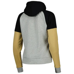NFL New Orleans Saints Antigua Women's Lightweight Jackpot Raglan Half-Zip Pullover Hoodie