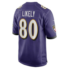 NFL Baltimore Ravens Isaiah Likely Player Game Jersey