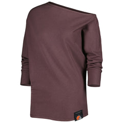 NFL Cleveland Browns KIYA TOMLIN Women's Twisted Tri-Blend Asymmetrical 3/4-Dolman Sleeve Sweatshirt