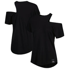 NFL Baltimore Ravens KIYA TOMLIN Women's Cut Out Tri-Blend Shirt