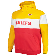NFL Kansas City Chiefs Big & Tall Current Team Colorblock Fleece Raglan Pullover Hoodie