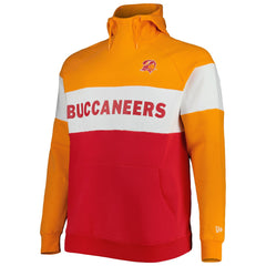 NFL Tampa Bay Buccaneers Big & Tall Throwback Colorblock Raglan Pullover Hoodie
