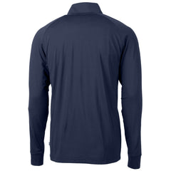 NFL Detroit Lions Cutter & Buck Team Adapt Eco Knit Hybrid Recycled Quarter-Zip Pullover Top