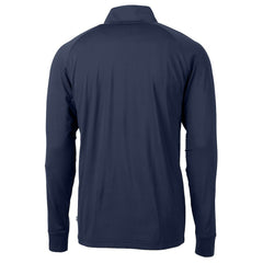 NFL New York Giants Cutter & Buck Big & Tall Adapt Eco Knit Stretch Recycled Quarter-Zip Pullover Top