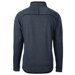 NFL Kansas City Chiefs Cutter & Buck Big & Tall Mainsail Sweater Knit Half-Zip Pullover Jacket