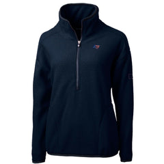 NFL Tampa Bay Buccaneers Cutter & Buck Women's Americana Cascade Eco Sherpa Fleece Half-Zip Pullover Jacket