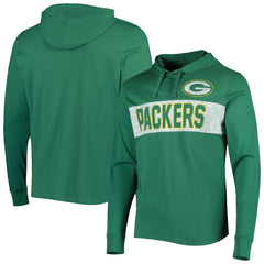 NFL Green Bay Packers '47 Field Franklin Hooded Long Sleeve T-Shirt