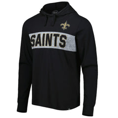 NFL New Orleans Saints '47 Field Franklin Hooded Long Sleeve T-Shirt
