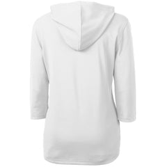 NFL Minnesota Vikings Cutter & Buck Women's Virtue Eco Pique 3/4 Sleeve Half-Zip Pullover Hoodie