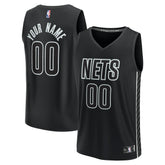 Brooklyn Nets Custom Fast Break Jersey - Statement Edition - Black | Fanatics shop