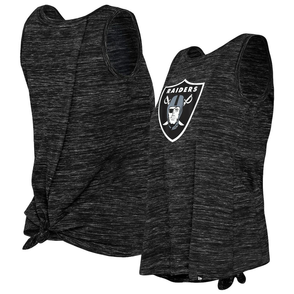 NFL Las Vegas Raiders Women's Space Dye Tie-Back Tank Top
