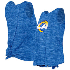 NFL Los Angeles Rams Women's Space Dye Tie-Back Tank Top