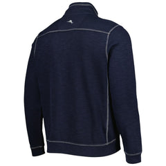 Houston Astros Tommy Bahama Tobago Bay Tri-Blend Quarter-Zip Sweatshirt - Blue
