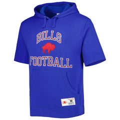 NFL Buffalo Bills Washed Short Sleeve Pullover Hoodie