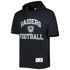 NFL Las Vegas Raiders Washed Short Sleeve Pullover Hoodie