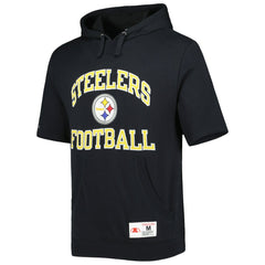 NFL Pittsburgh Steelers Washed Short Sleeve Pullover Hoodie