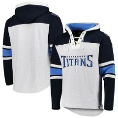 NFL Tennessee Titans '47 Gridiron Lace-Up Pullover Hoodie