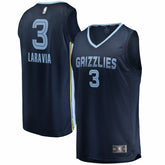 Jake LaRavia Memphis Grizzlies Fast Break Replica Player Jersey - Icon Edition - Navy | Fanatics for sale