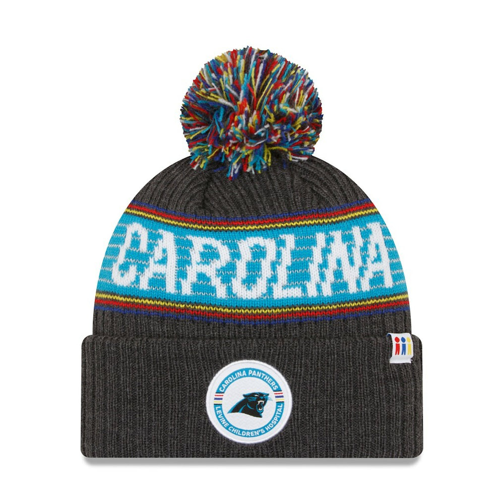 NFL Carolina Panthers 2022 Greg Olsen x Atrium Health Levine Children's Hospital Pom Knit Hat