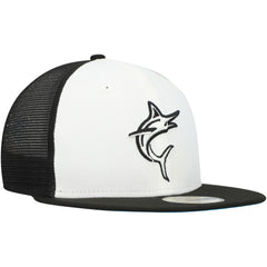 Miami Marlins 2023 On-Field Batting Practice 59FIFTY Fitted Hat - White/Black | New Era