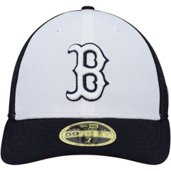 Boston Red Sox 2023 On-Field Batting Practice Low Profile 59FIFTY Fitted Hat - White/Navy | New Era