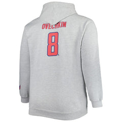 Alexander Ovechkin Washington Capitals Big & Tall Player Pullover Hoodie